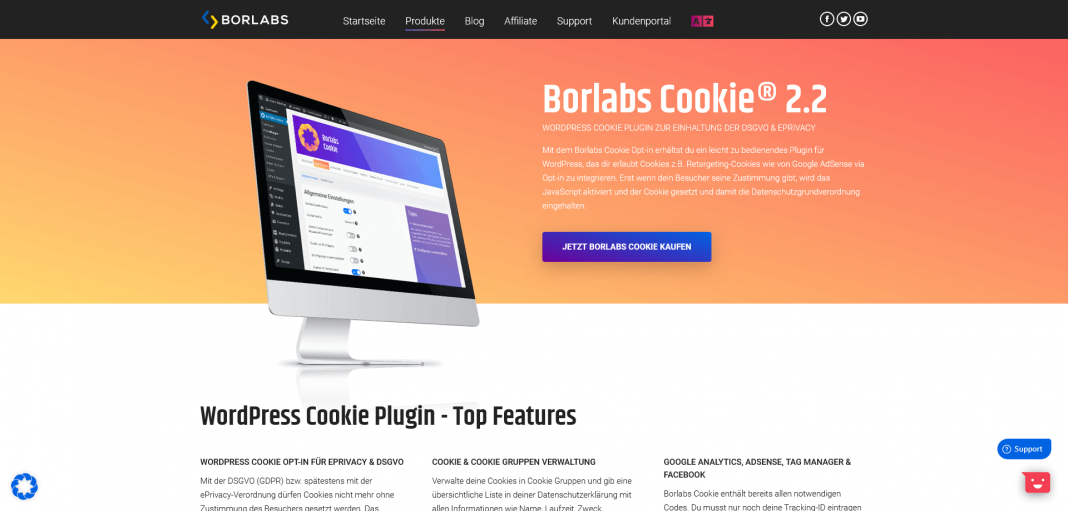 Borlabs Cookie Website